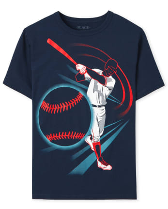 Boys Short Sleeve Baseball Graphic Tee | The Children's Place CA - TIDAL