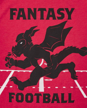 Camiseta estampada de fútbol de fantasía para niños