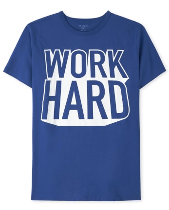 Camiseta estampada Dad And Me Play Hard para hombre