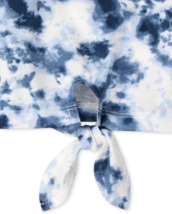 Girls Print Tie Front Tank Top 3-Pack