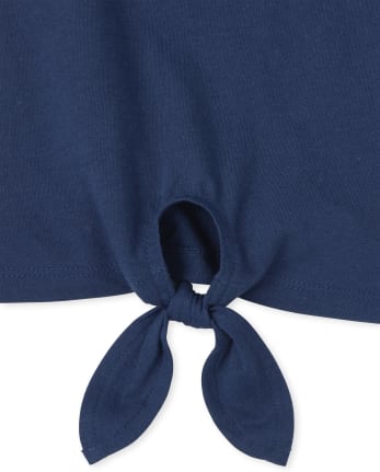 Girls Print Tie Front Tank Top 3-Pack