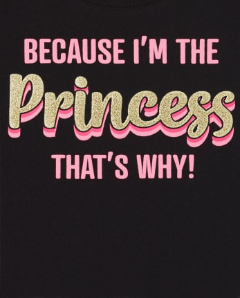 Baby And Toddler Girls Princess Graphic Tee