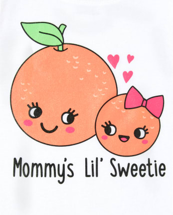 Baby And Toddler Girls Mommy's Sweetie Graphic Tee