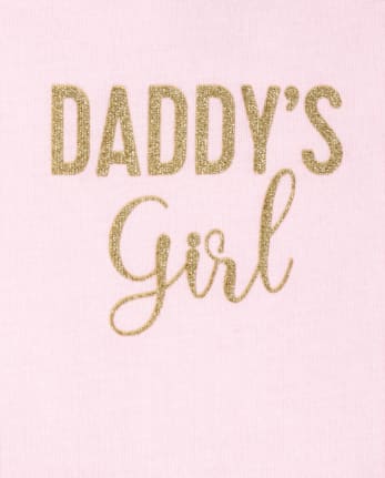 Baby Girls Daddy's Girl Tutu Bodysuit