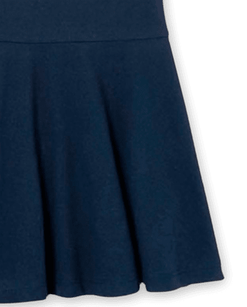 Vestido tipo polo de piqué de uniforme para niña, paquete de 2