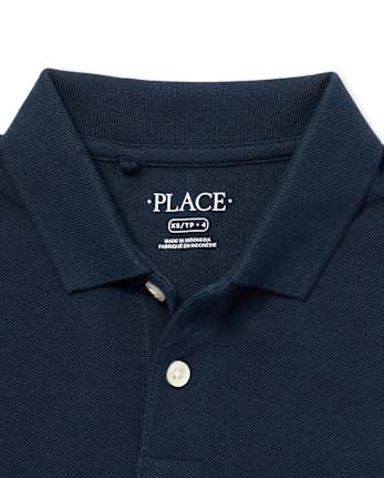 Polo de piqué uniforme para niños, paquete de 5