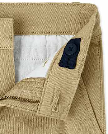 Boys Uniform Stretch Skinny Chino Pants 2-Pack - Slim