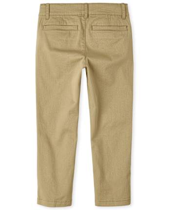 Boys Uniform Stretch Skinny Chino Pants 2-Pack - Slim