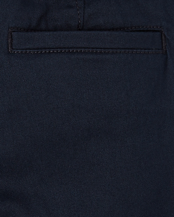 Boys Uniform Stretch Skinny Chino Pants 2-Pack - Slim