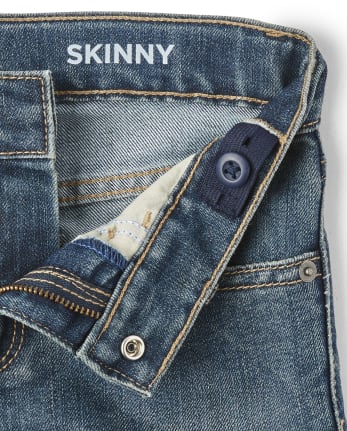 Boys Slim Stretch Skinny Jeans 4-Pack