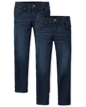 Girls Skinny Jeans 2-Pack