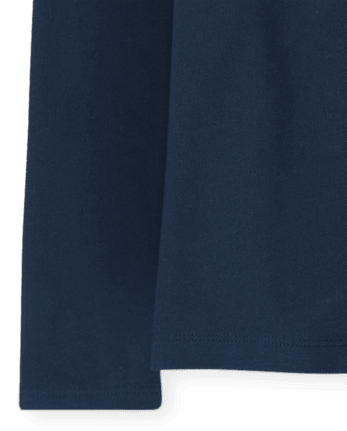 Lot de 2 polos en piqué extensible doux à volants pour uniformes pour filles - Taille Plus