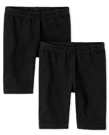 Girls Bike Shorts 2-Pack