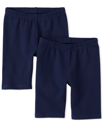 Girls Bike Shorts 2-Pack