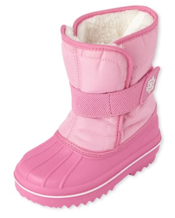 The children's place girl's chalet snow boots 