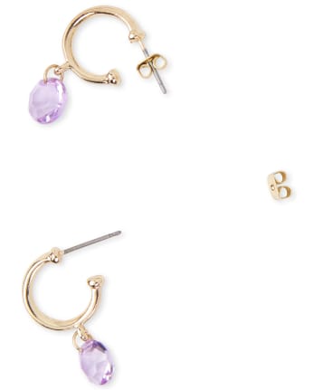 Girls Princess Earrings 9-Pack