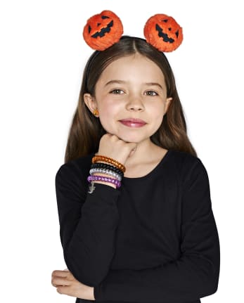 Girls Halloween Pumpkin Headband