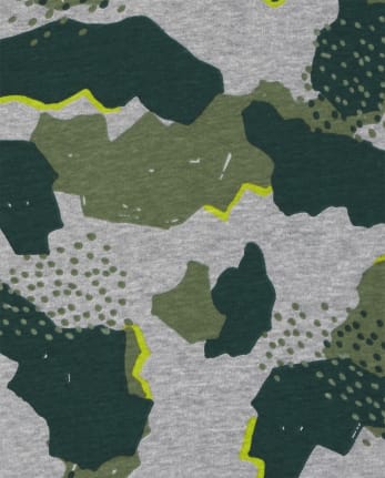 Boys Dino Camo Snug Fit Cotton Pajamas 2-Pack