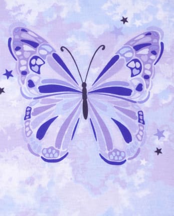 Girls Llama Butterfly Pajamas 2-Pack