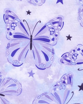 Girls Llama Butterfly Pajamas 2-Pack