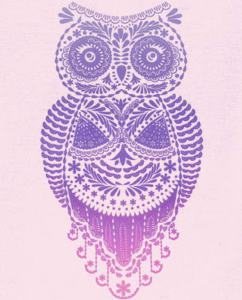 Chemise de nuit hibou pour filles