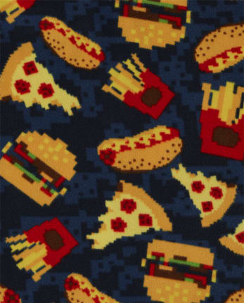 Pyjama une pièce en polaire alimentaire pour garçon