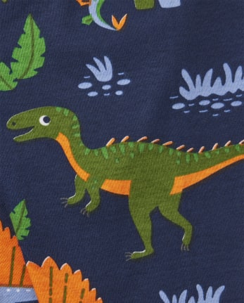Baby And Toddler Boys Dino Snug Fit Cotton Pajamas 2-Pack
