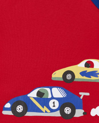 Baby And Toddler Boys Race Car Snug Fit Cotton Pajamas 2-Pack