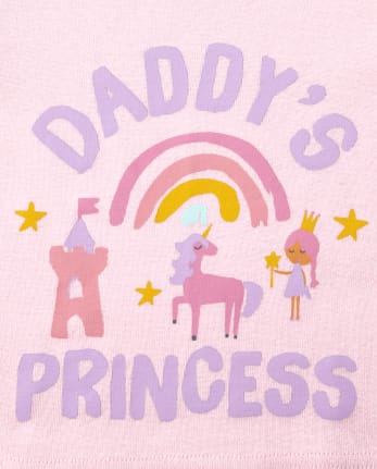 Baby And Toddler Girls Princess Snug Fit Cotton Pajamas 2-Pack