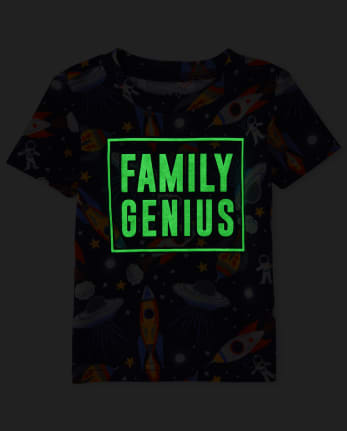 Ensemble de 2 pyjamas en coton ajustés Glow Genius Hero pour bébés et tout-petits garçons