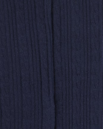 Girls Cable Knit Tights