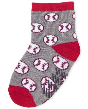 Lot de 6 chaussettes de sport mi-longues pour tout-petit garçon