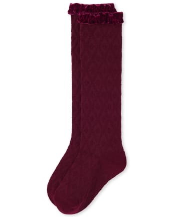 Girls Pointelle Boot Socks