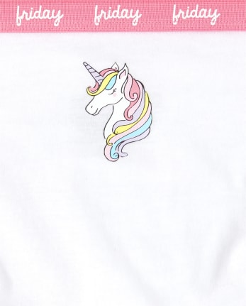 Girls Unicorn Underwear 7-Pack