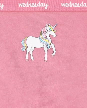 Girls Unicorn Briefs 7-Pack  The Children's Place - FLEUR PINK