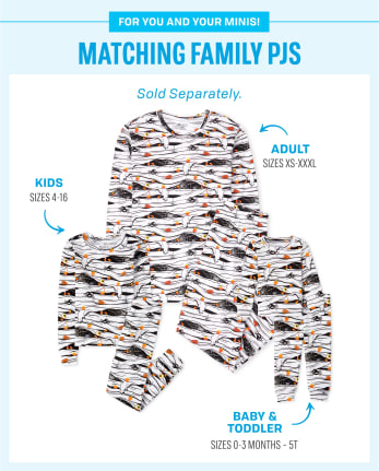 Adult Matching Family Glow Mummy Cotton Pajamas