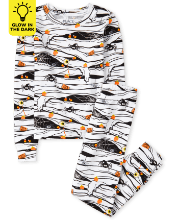 Pyjama Mummy Snug Fit en coton phosphorescent Kids Famille assorti