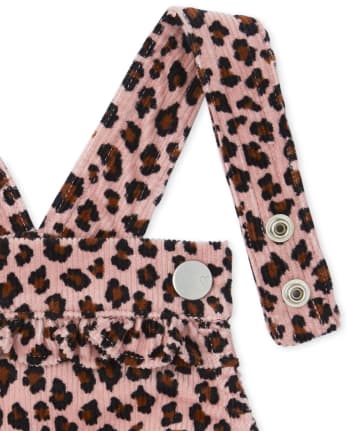Toddler Girls Leopard Skirtall 2-Piece Set