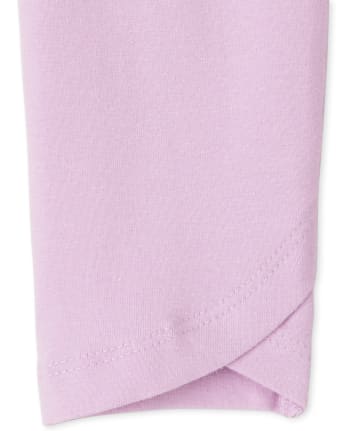 Paquete de 2 calzas con efecto tie dye para niñas pequeñas
