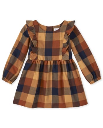 Baby And Toddler Girls Matching Family Plaid Dress