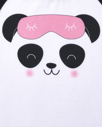 Girls Panda Pajamas