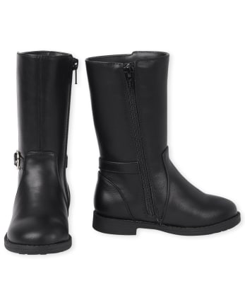 Toddler Girls Heart Buckle Tall Boots