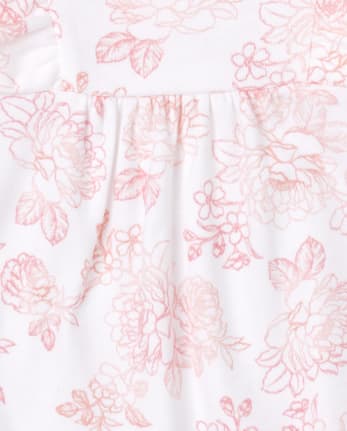 Combinaison rose pour bébé fille