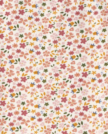 Baby Girls Floral Pants 2-Pack