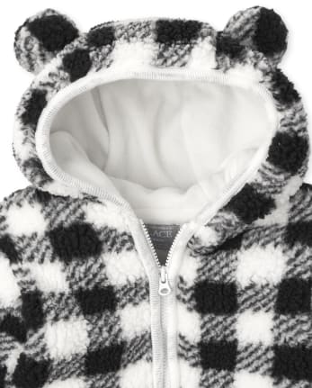 Bébé carreaux Buffalo Sherpa Nid d'ange