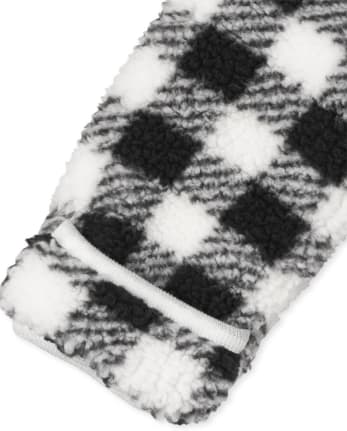 Bébé carreaux Buffalo Sherpa Nid d'ange