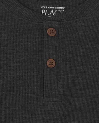 Baby And Toddler Boys Thermal Henley Top