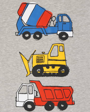 Baby And Toddler Boys Truck Top 3-Pack