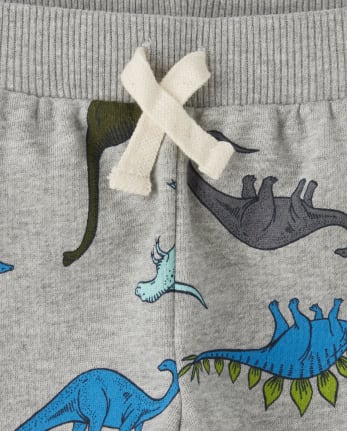 Baby And Toddler Boys Dino Fleece Jogger Pants 3-Pack