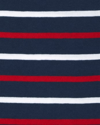 Lot de 4 hauts rayés pour bébés et tout-petits garçons